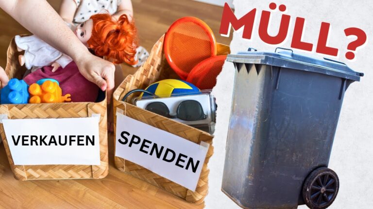 Mülltonne statt Flohmarkt? Warum ich meine Sachen wegwerfe …